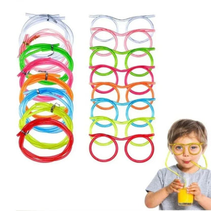 SipArt Crazy Straw Glasses