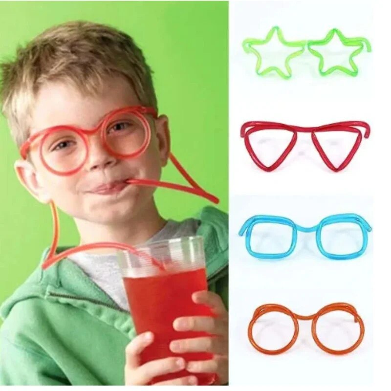 SipArt Crazy Straw Glasses