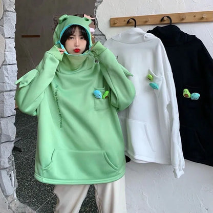 Kawaii Froggie Hoodie Haven